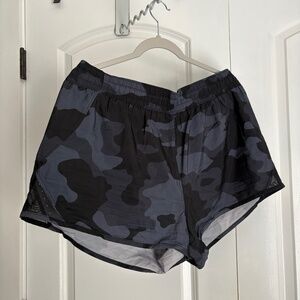 Black Camo Print All In Motion Athletic Shorts